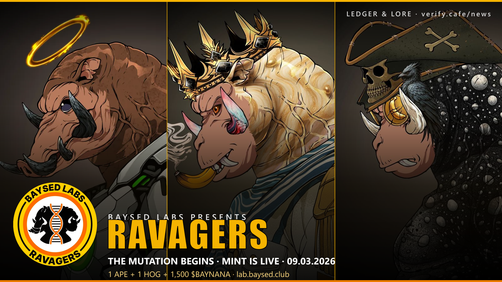Three Ravagers — Baysed Labs' new mutation collection